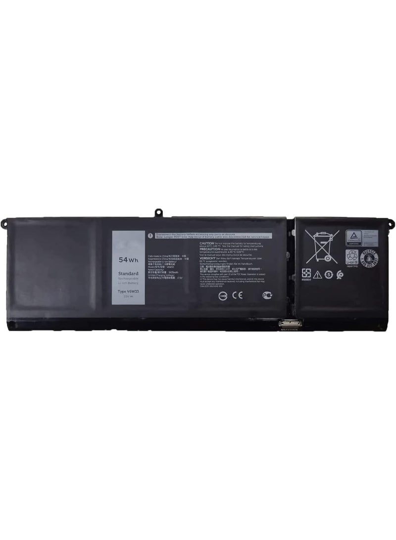 V6W33 Laptop Battery for Dell Latitude & Inspiron – 15V 54Wh - Image 1